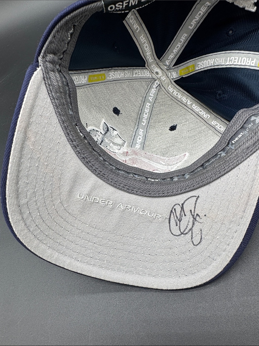 Under Armour Somerset Patriots Youth Baseball Cap Autographed - OSFM - Picture 4 of 6